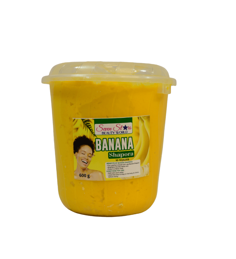 Banana Shapora Soap – Seven Stars Cosmetics Kampala